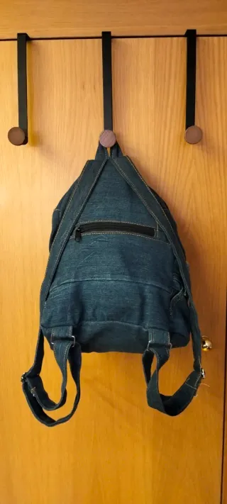 Mini Mochila Vaquera Azul oscuro.