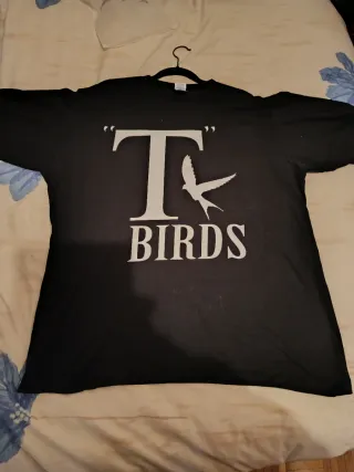 Camiseta Película Grease T Birds Negra hombre XXL