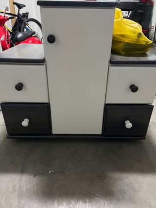 Mueble de baño completo cerámica y metal