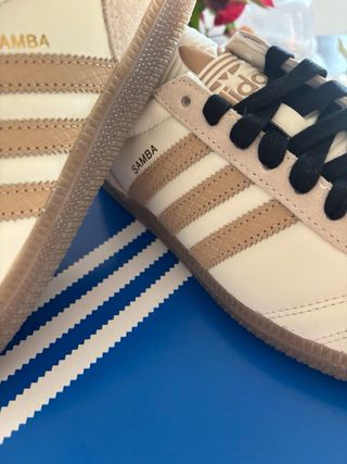 Adidas Samba JP 39 1/3 Beige/Bianco Nuove