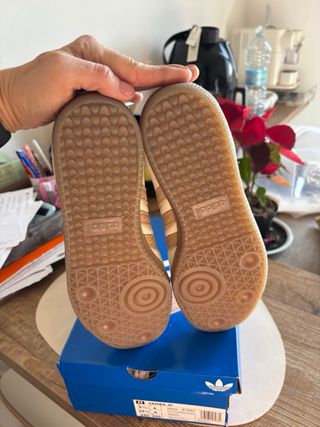 Adidas Samba JP 39 1/3 Beige/Bianco Nuove