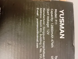 Arrancador de Coche YUSMAN Portátil muy potente