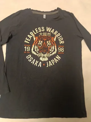 Set 3 magliette manica lunga bambino 6-7 anni