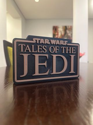 Star Wars Tales of the Jedi Logo 3D
