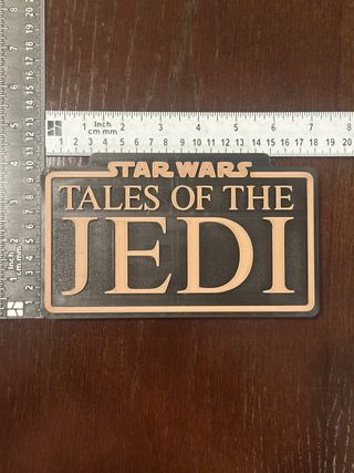 Star Wars Tales of the Jedi Logo 3D