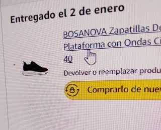Zapatillas deportivas negras talla 40