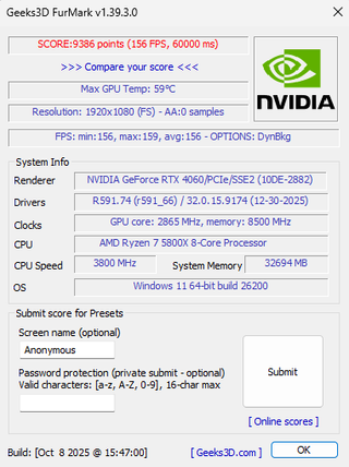 Gigabyte RTX 4060 Gaming OC 3 ventiladores