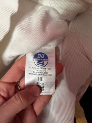 Felpa North Sails bianca