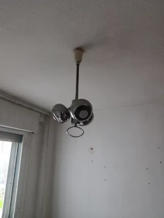 Lámpara vintage retro metalica