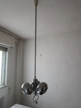 Lámpara vintage retro metalica