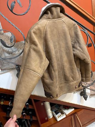 Cappotto Montone Shearling Vera Pelle vissuta