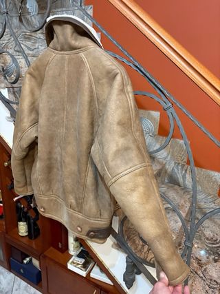 Cappotto Montone Shearling Vera Pelle vissuta