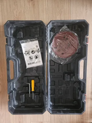 Lijadora de pared y techo con maletín