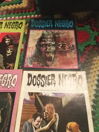 Lote comics antiguos de dossier negro 29,31,32,34