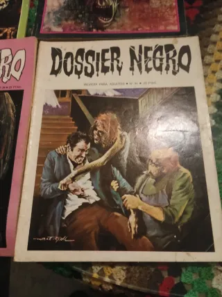 Lote comics antiguos de dossier negro 29,31,32,34