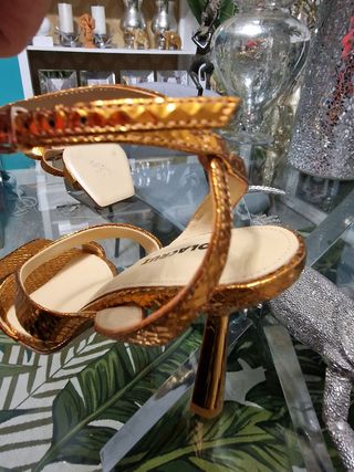 Sandalias tacón Lola Cruz