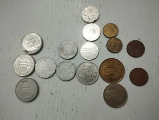 Lote monedas extranjeras