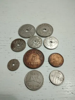 Lote monedas extranjeras