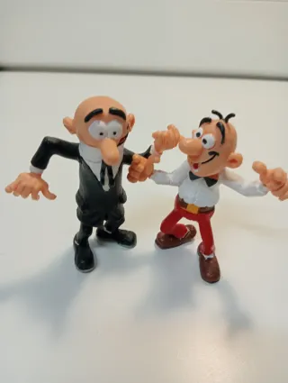 Figuras Mortadelo y Filemón de Ibáñez
