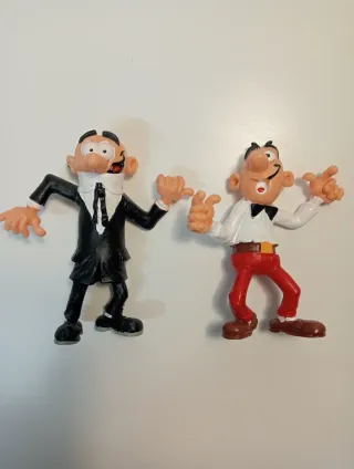 Figuras Mortadelo y Filemón de Ibáñez