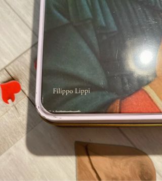 Scatola di latta La Vergine col Bambino