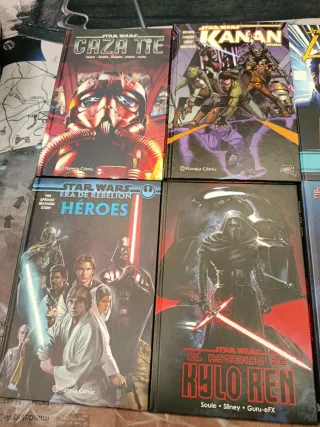 Lote 12 comics Star Wars tapa dura