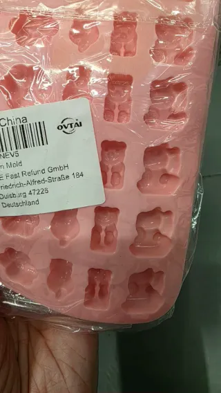 Molde silicona figuras repostería