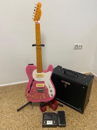 Estilo Telecaster + Boss Katana 50 + Mooer GE100