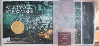 Moneda 5 Euro Argento Austria Wertvoll wie Wasser