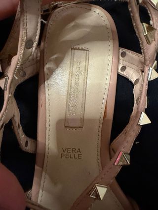 Sandali tacco Prima Donna beige oro