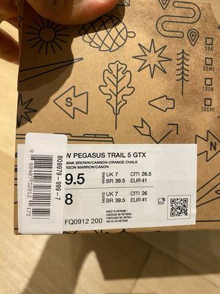 Nike Pegasus Trail 5 GTX GORETEX W