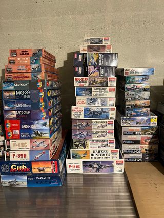 scatole modellismo aerei militari