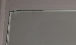 Set di 3 ripiani in vetro 45x8cm