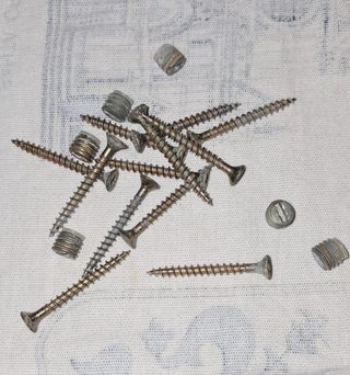 Set di 3 ripiani in vetro 45x8cm