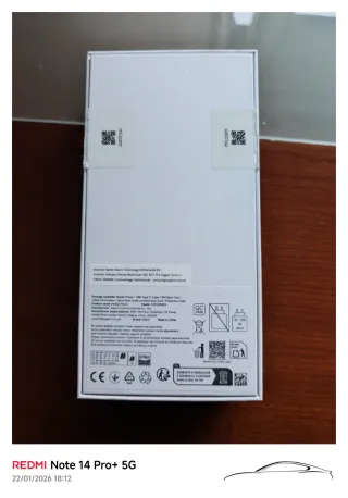 Redmi Note 14 Pro+ 5G 256GB Nero