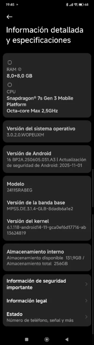 Redmi Note 14 Pro+ 5G 256GB Nero