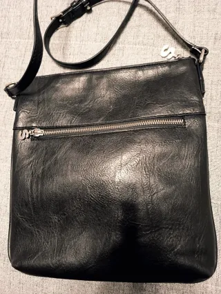 Bolso Desigual Negro Flores Bordadas