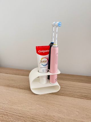 Suporte Escovas Elétricas e Pasta de Dentes