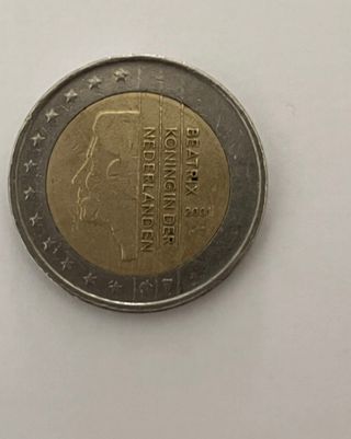 Moneta 2 Euro 2001 Beatrix Koningin