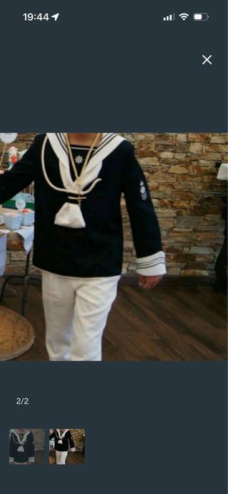 Traje comunión marinero Nannos + mocasines