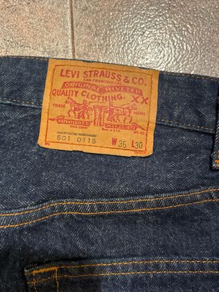 Pantalones Vaqueros Levi's 501 Mujer talla W35 L30