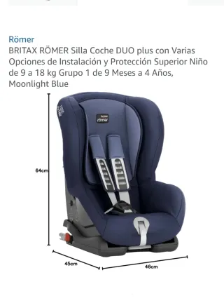 Silla Coche Britax Römer DUO