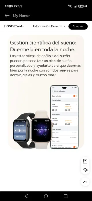 Honor Watch 5 AMOLED 1,85