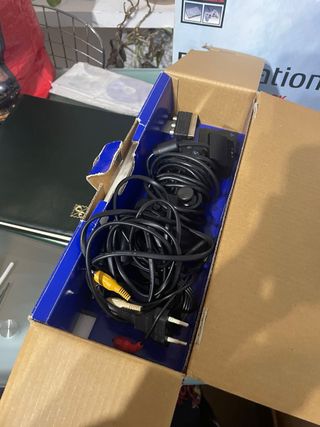 PlayStation 2 PS2 Negra Completa con Caja