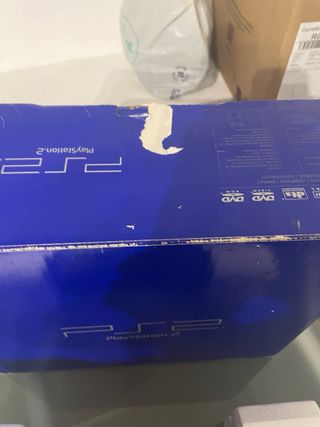 PlayStation 2 PS2 Negra Completa con Caja