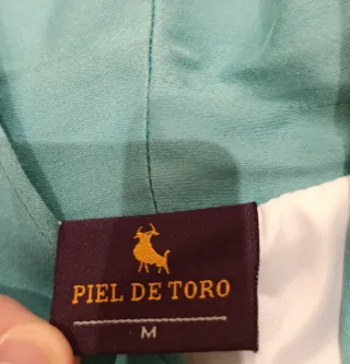 Americana y Pantalón Vintage Talla M Turquesa