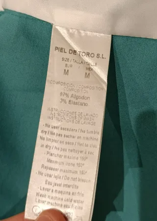 Americana y Pantalón Vintage Talla M Turquesa