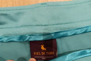 Americana y Pantalón Vintage Talla M Turquesa
