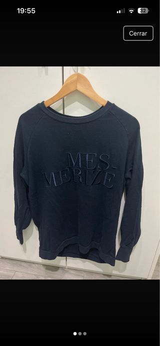 Sudadera Negra Mujer