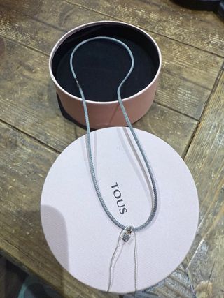 Gargantilla Tous Acero Oro y Brillante